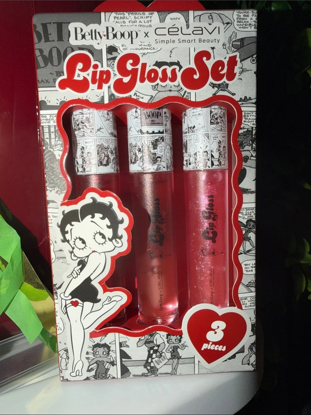 Pink Lip Gloss Set - 3-Pack